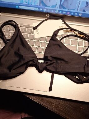 Quince Black Knot Bikini Top
